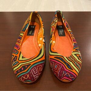 Colorful Patterned Women's Flats
